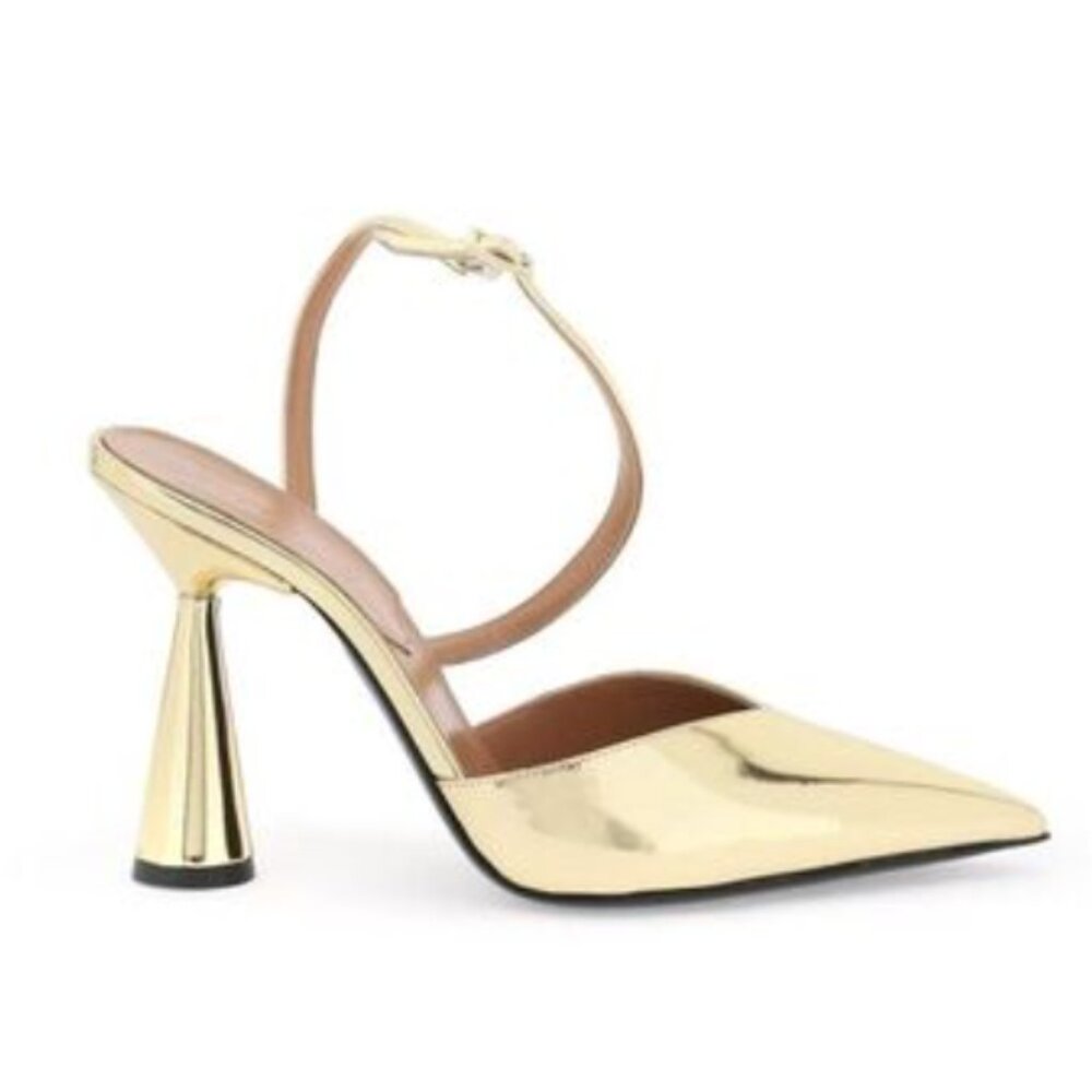 D'ACCORI Arya 100mm patent-leather pumps